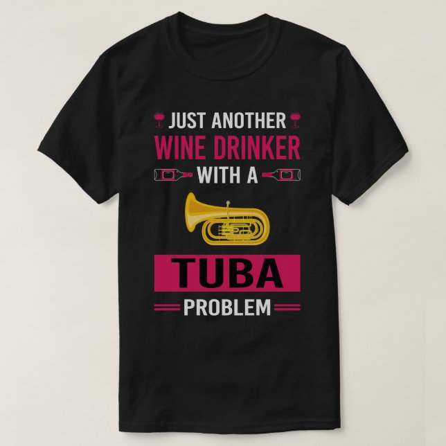 Camiseta Bebê-Vinho Tuba (Frente do Design)