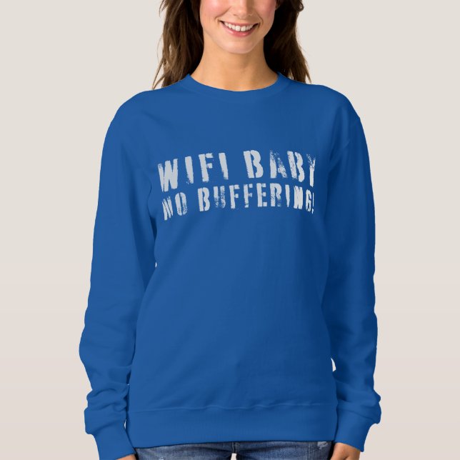Camiseta Bebê WIFI, sem buffer (Frente)