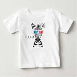 Camiseta Bebê Zebra