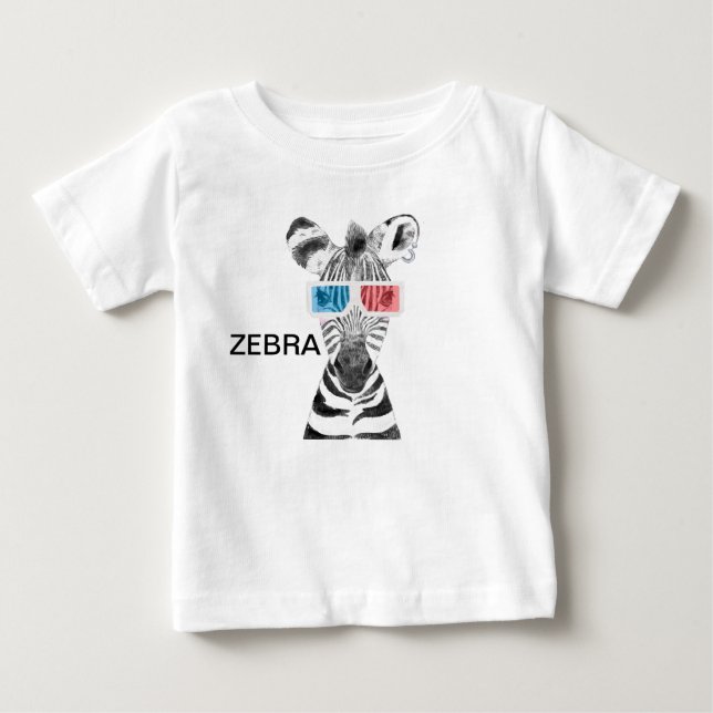 Camiseta Bebê Zebra (Frente)
