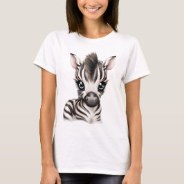 Camiseta Bebê Zebra Adorável