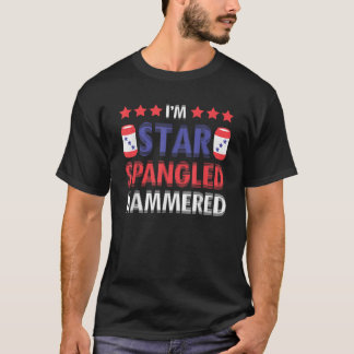 Camiseta Bebedor de Cerveja Álcool Engraçado 4 de Julho Ha