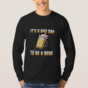 Camiseta Bebedor de Cerveja É um Mau Dia para Ser um Aniver