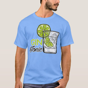 Camiseta Bebedor de Gin Tonic Longdrink Festa JGA Presente