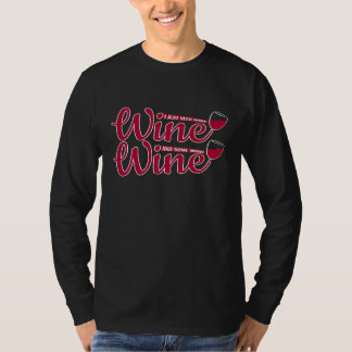 Camiseta Bebedor de Vinho Para Amantes de Vinho Brincadeira