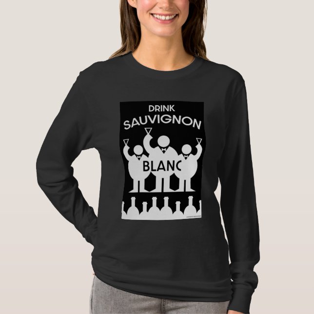 Camiseta Bebedor de Vinho Sauvignon Blanc (Frente)