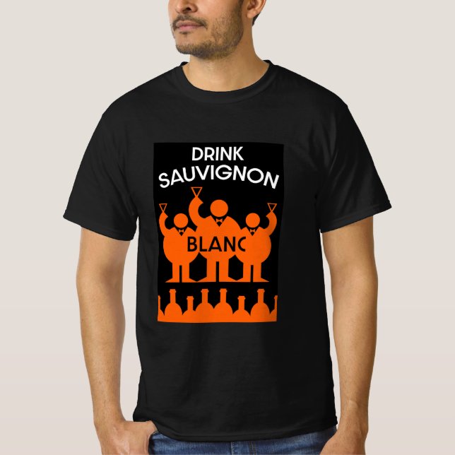 Camiseta Bebedor de Vinho Sauvignon Blanc (Frente)