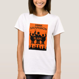 Camiseta Bebedor de vinho Sauvignon Blanc australiano  