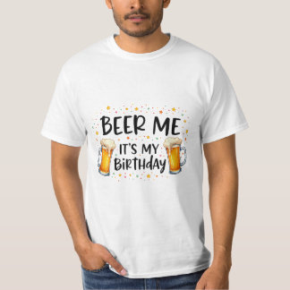 Camiseta Bebendo ativado na minha celebração de aniversário
