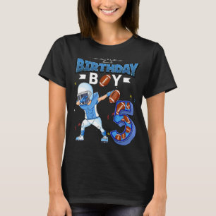 Camiseta Bebendo Birthday Boy 5 Anos Americano