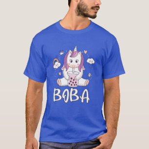 Camiseta Bebendo Bonito Unicorn Bble milk Tea Boba