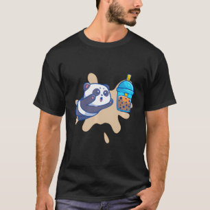 Camiseta Bebendo de anime bonitinho de anime kawaii Bubble