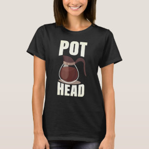 Camiseta Bebendo De Cabeça De Café Espresso Cafeine Bean