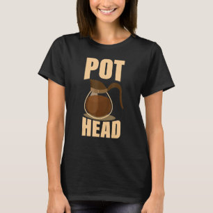 Camiseta Bebendo De Cabeça De Café Espresso Caffeine Bean R