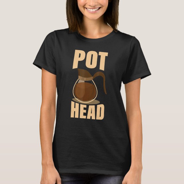Camiseta Bebendo De Cabeça De Café Espresso Caffeine Bean R (Frente)