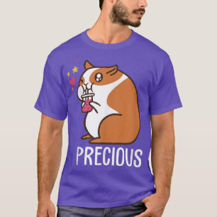 Camiseta Bebendo de cartoon do Precioso Kawaii