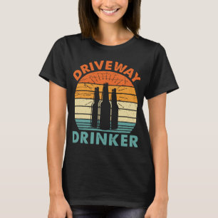 Camiseta Bebendo De Cerveja De Drinker De Estrada Engraçado