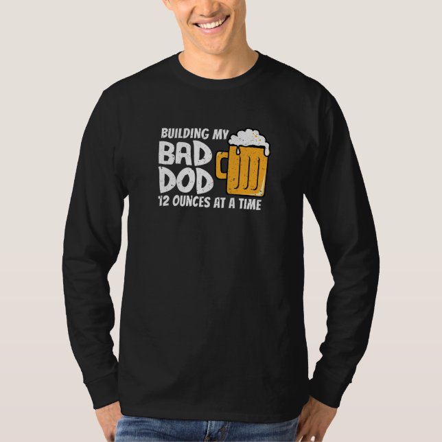 Camiseta Bebendo de cerveja engraçada com Piada de pai (Frente)