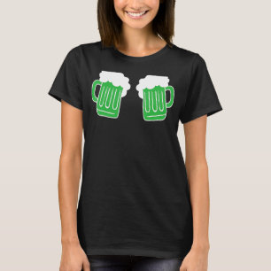 Camiseta Bebendo de Cerveja Gráfico do Dia de São Patrício