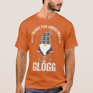Camiseta Bebendo de Natal do Glogg escandinavo