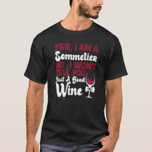 Camiseta Bebendo De Sommelier Wine Provando Sim Eu Sou Um S