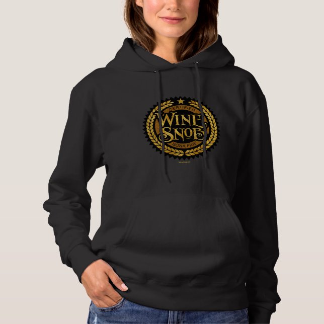Camiseta Bebendo De Vinho Snob (Frente)