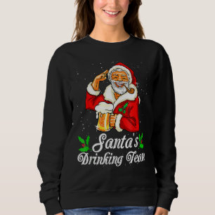 Camiseta Bebendo Do Bebendo Do papai noel Beer Beer Drinker