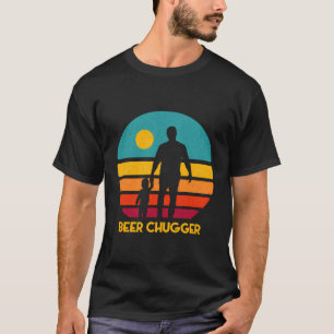 Camiseta Bebendo do beer Chugger Pai Beer Pai Lover