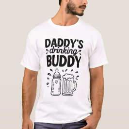 Camiseta Bebendo do pai | Presente no Dia do Pai Engraçado