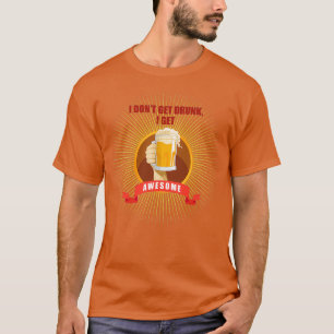 Camiseta Bebendo e festa que não tenho bebado