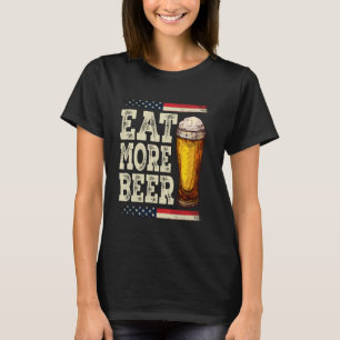Camiseta Bebendo Engraçado Come Mais Cerveja Para Bebê De Á