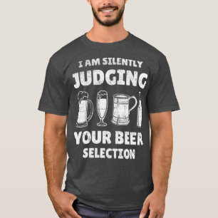 Camiseta Bebendo Engraçado De Cerveja Artesanato A Julgá-La