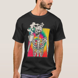 Camiseta Bebendo esqueleto Café Lgbt Q Orgulho Transgênero