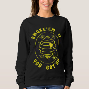 Camiseta Bebendo Fumaça Se Você Tiver Apanhador Mel Ser