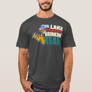 Camiseta Bebendo Funny Lake Wawasee Beer Team Presente