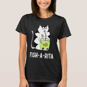 Camiseta Bebendo Gato Gordo A Bebendo de esfregão de peixe