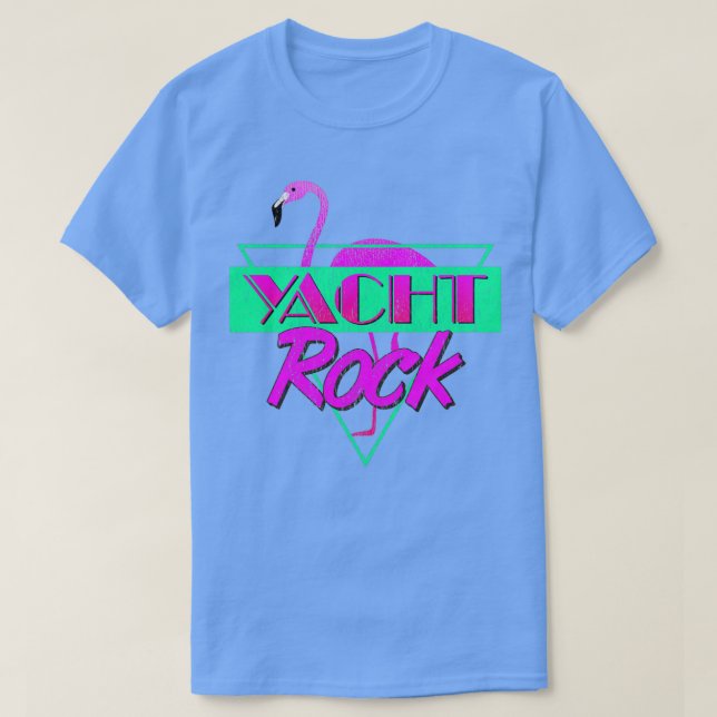 Camiseta Bebendo gráfico de 80s do Yacht Rock Party Boat Fa (Frente do Design)