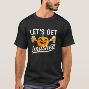 Camiseta Bebendo Pumpkin Deixa A Bebida Esmagada Para O Alã