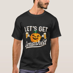Camiseta Bebendo Pumpkin Deixa A Bebida Esmagada Para O Alã