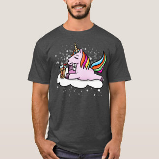 Camiseta Bebendo Unicorn Boba Milk Tea