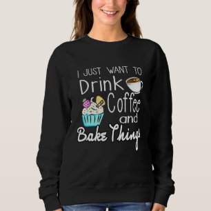 Camiseta Beber Café E Cupcakes Assares Fazendo Mulheres