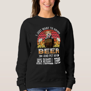 Camiseta Beber cerveja e prender meu Jack Russell Terrier P