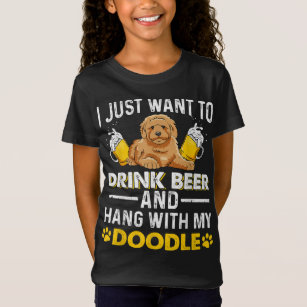 Camiseta Beber Cerveja Segura Com Minha Coluna De Goldendoo