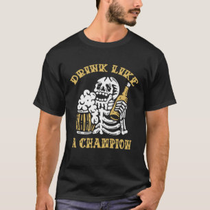 CAMISETA BEBER COMO CHAMPION PEDAÇOS BEBIDOS