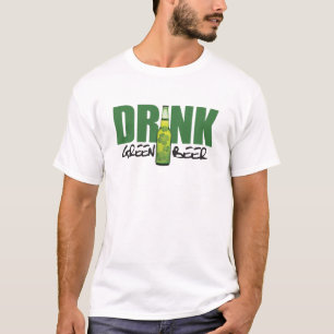 Camiseta Beber Mais Cerveja Verde Irlandesa