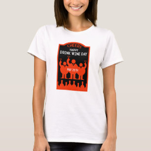 Camiseta Beber Vinho Dia 25 de maio
