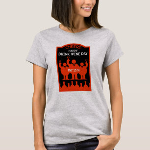 Camiseta Beber Vinho Dia 25 de maio