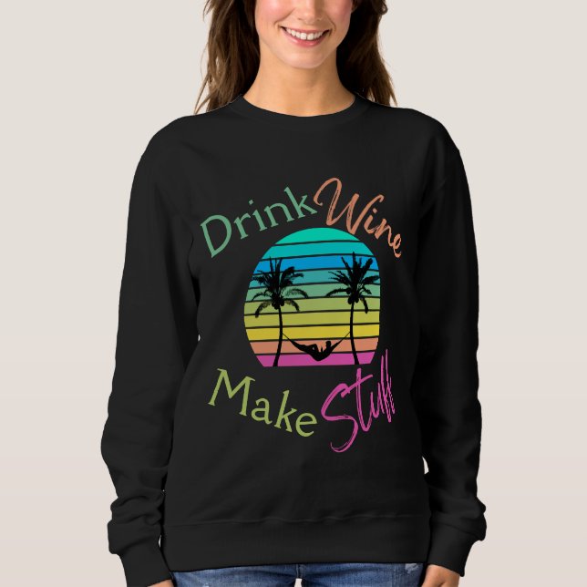 Camiseta Beber Vinho Torna As Coisas Mais Soltas Com Palmei (Frente)