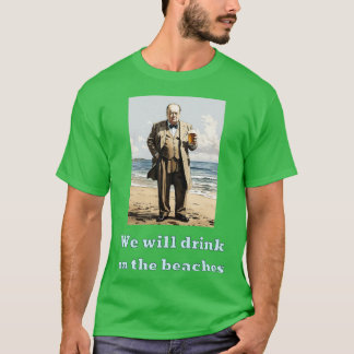 Camiseta Beberemos nas praias