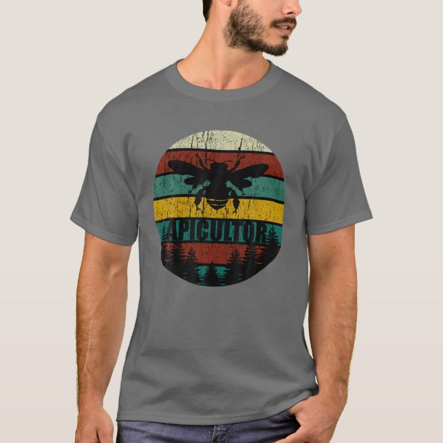 Camiseta Bebês-Abelhas-Vintage Beekeekeepers Beeke (Frente)